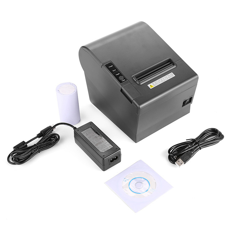POS802 WiFi Bluetooth 80mm Thermal Printer With Auto Cutter 