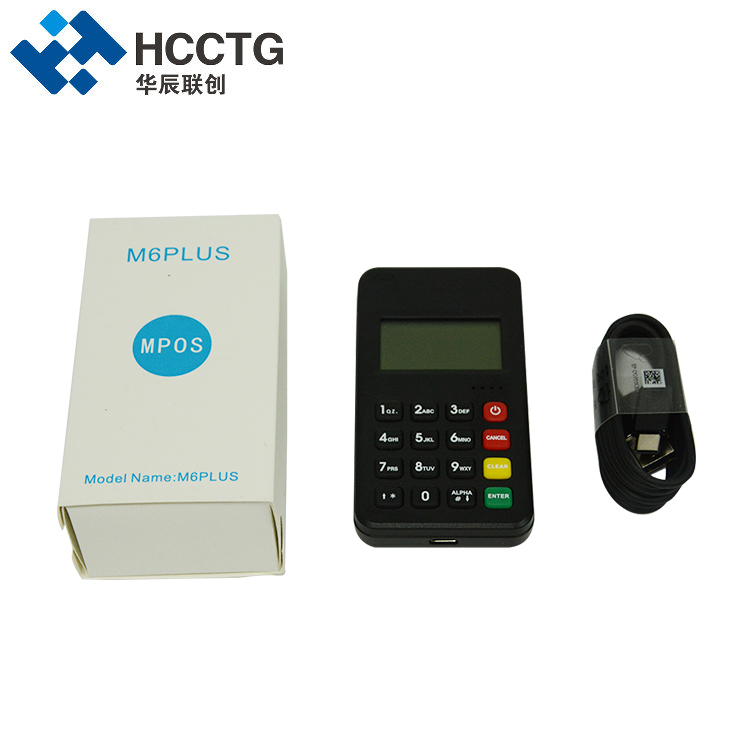 HCCTG Bluetooth 3 In 1 Card Payment Reader Mobile POS M6 PLUS