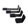 Black Adjustable Tilt Range Desktop Handsfree POS Cash Register Holder Metal POS Stand PS-H2