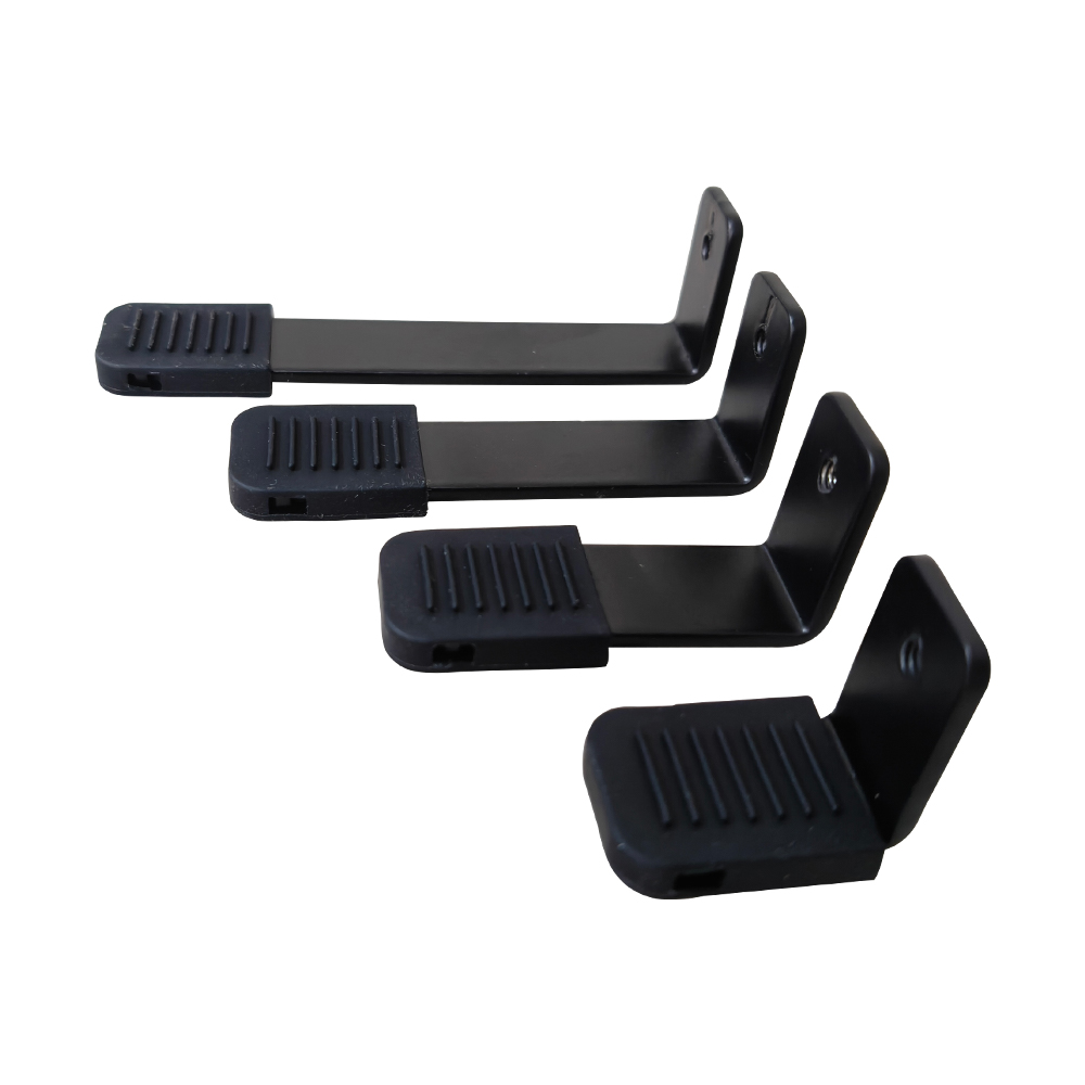 Black Adjustable Tilt Range Desktop Handsfree POS Cash Register Holder Metal POS Stand PS-H2