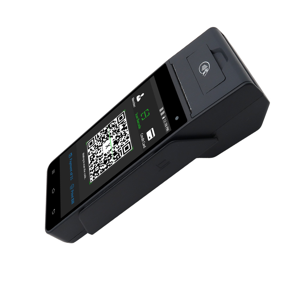5 Inch 4G Android 12 Card Reader Handheld POS With Printer HCC-Z90