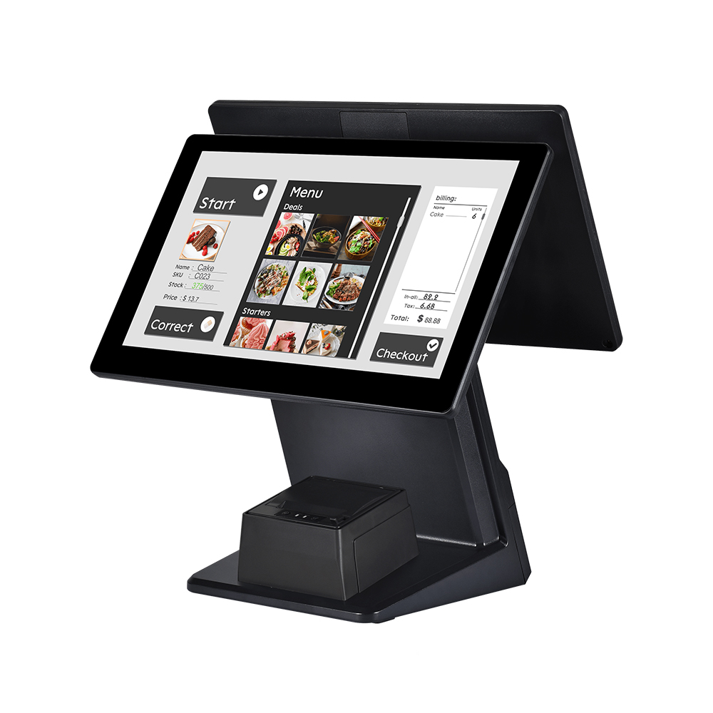 Cash Register Windows TFT-LCD 15.6Inch Touch Single/Dual Screen POS Terminal HCC-L7