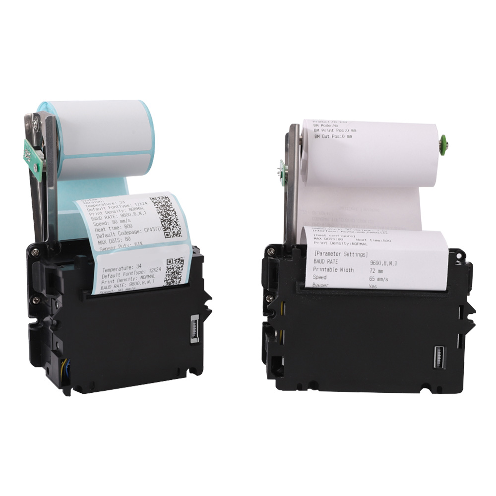 80mm Kiosk Thermal Ticket Printer Embedded Printing Device with Auto Cutter HCC-K37E