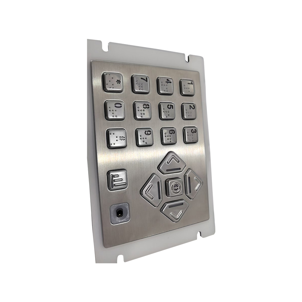 Adjustable Backlight Programmable Audio Navigation POS Keyboard for ATM Kiosk AKB20