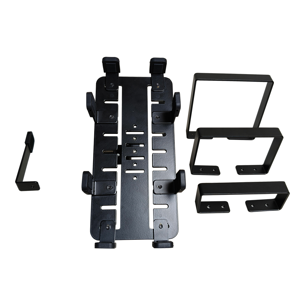 Black Adjustable Tilt Range Desktop Handsfree POS Cash Register Holder Metal POS Stand PS-H2