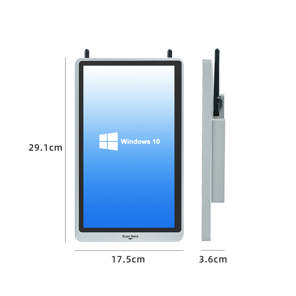 Windows 10 Barcod Fast Scanner Terminal Industrial Fixed 10 Inch Barcode Scanner Price Checker ER240W