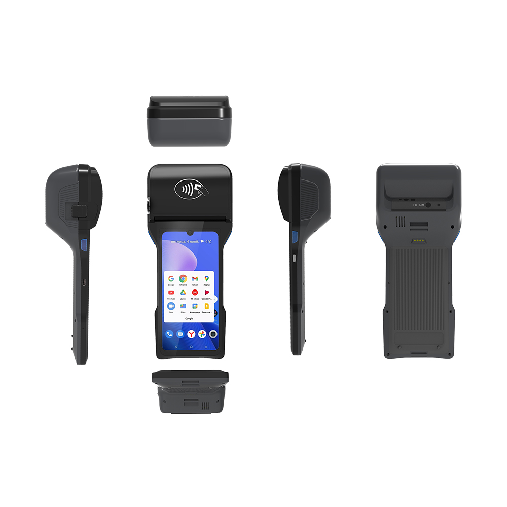 4G Android 12 Touch Screen 6.26 Inch Portable Pos Device with Printer Z93