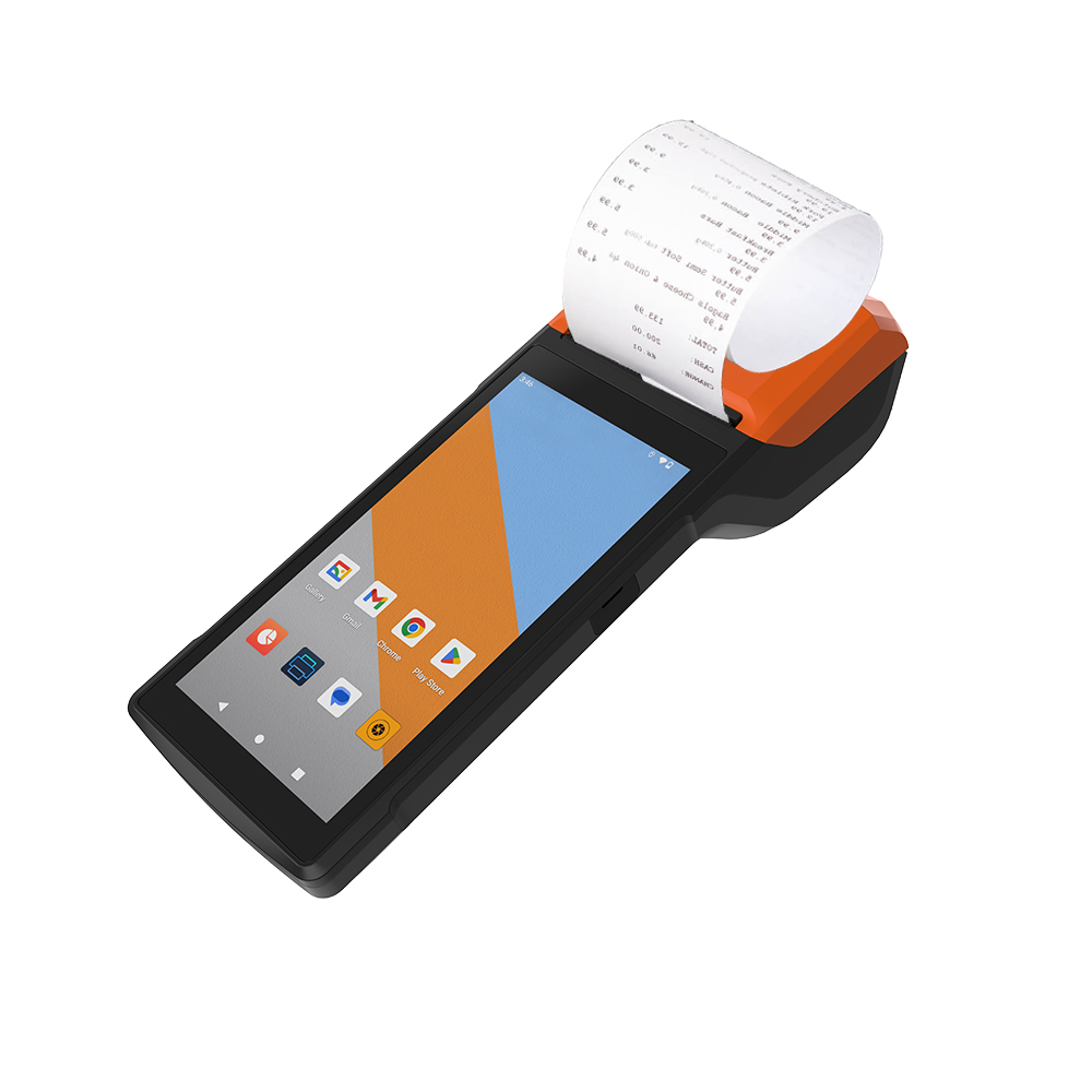 HCCTG Powerful 4G GPS Android 13 POS Terminal With 58mm Thermal Printer R330