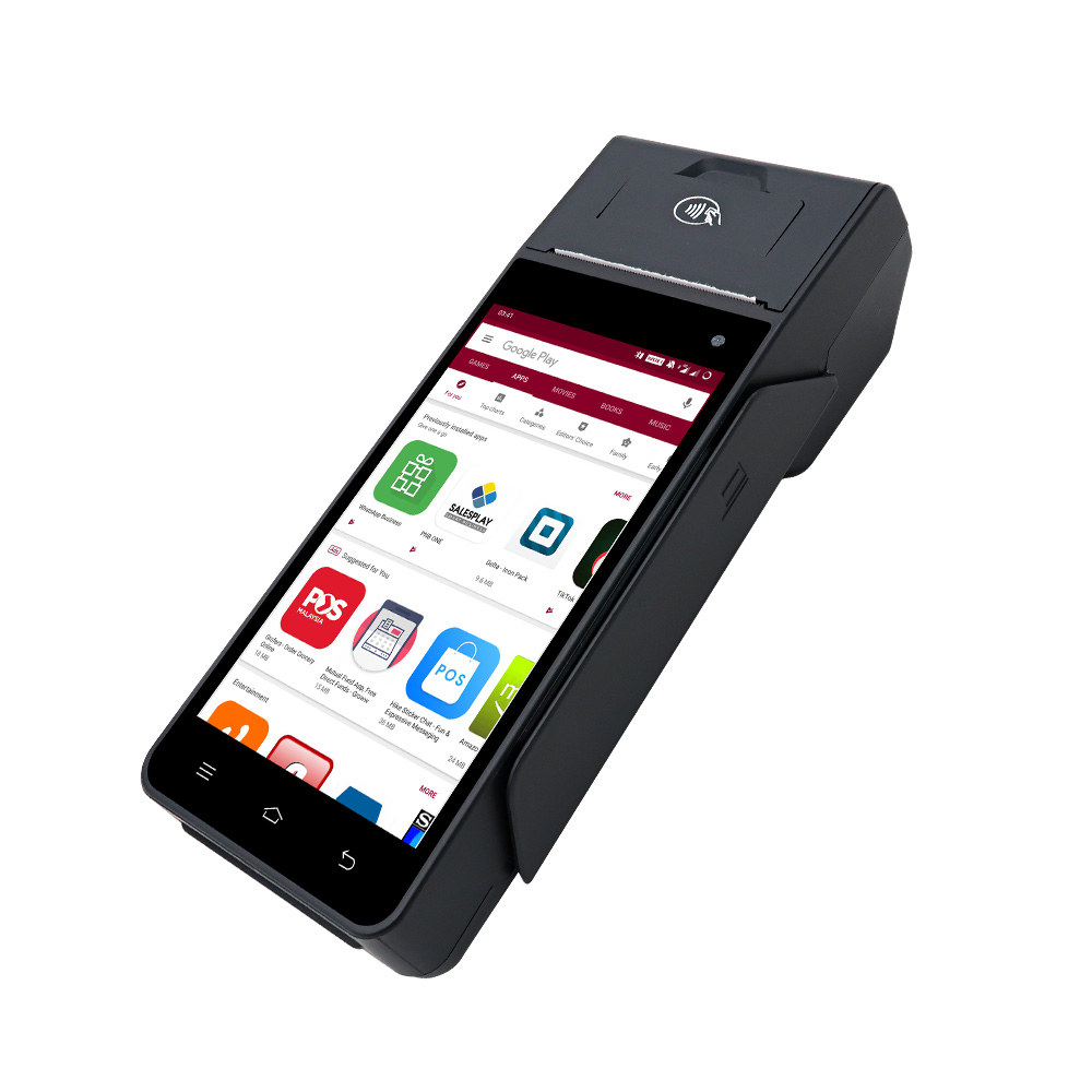 5 Inch 4G Android 12 Card Reader Handheld POS With Printer HCC-Z90