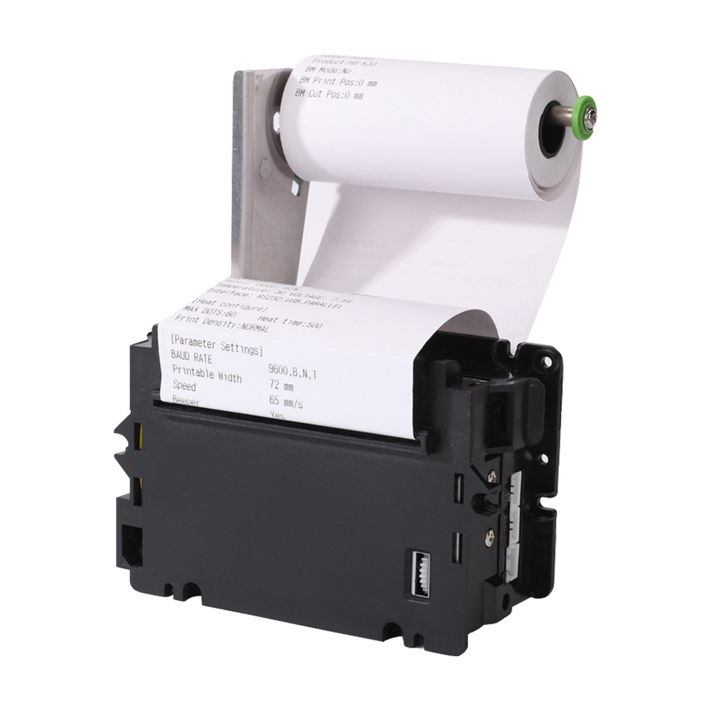 80mm Kiosk Thermal Ticket Printer Embedded Printing Device with Auto Cutter HCC-K37E