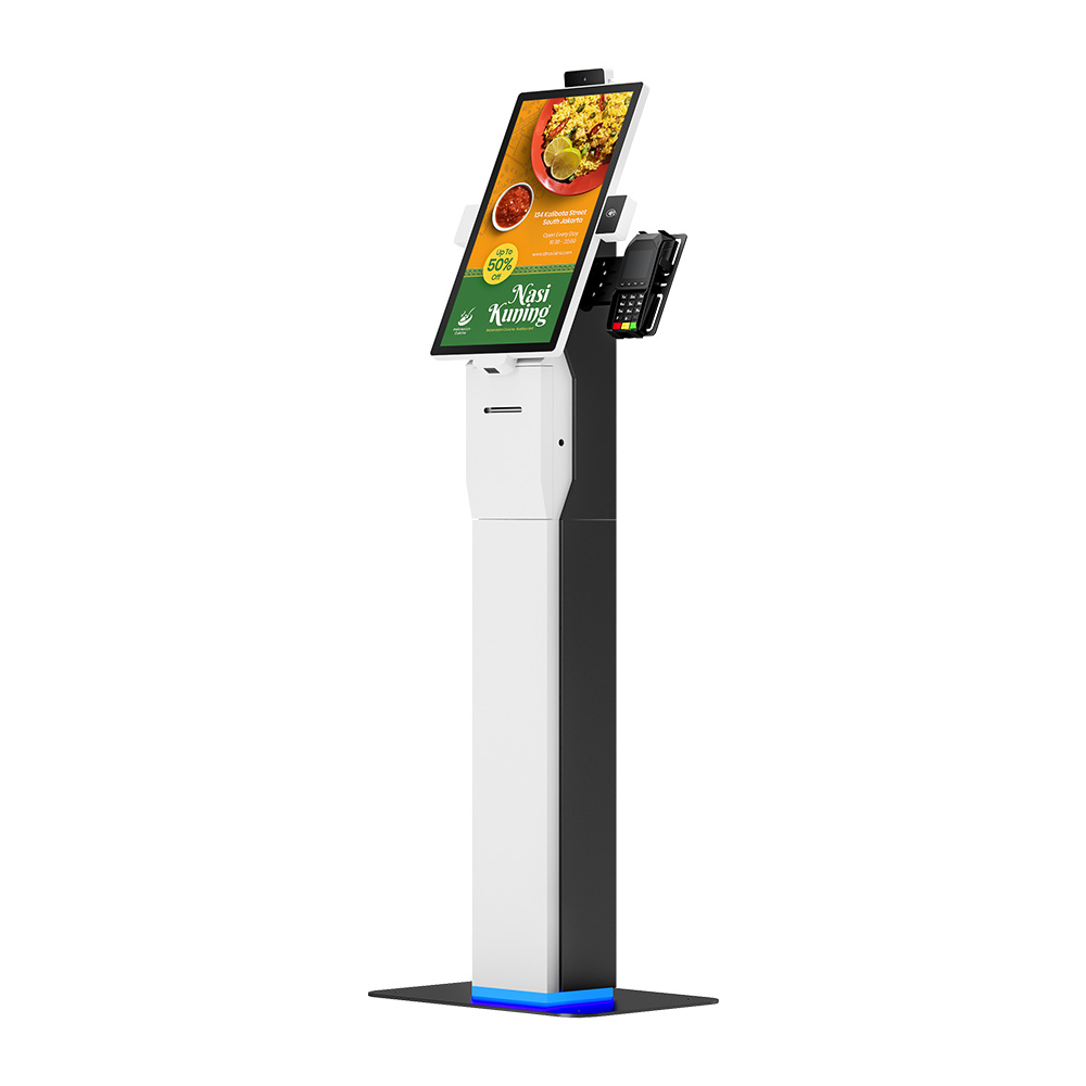 Self Service Ordering Payment 15.6 Inch Innovative Self-service All-in-One Touch Screen Kiosk HSK-SA15(HSK-SW15)