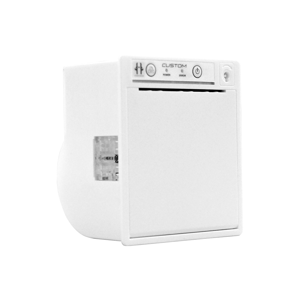 CUSTOM 3 Inch Embedded 2d Barcode Panel Mount Thermal Printer with Auto-cutter P80H