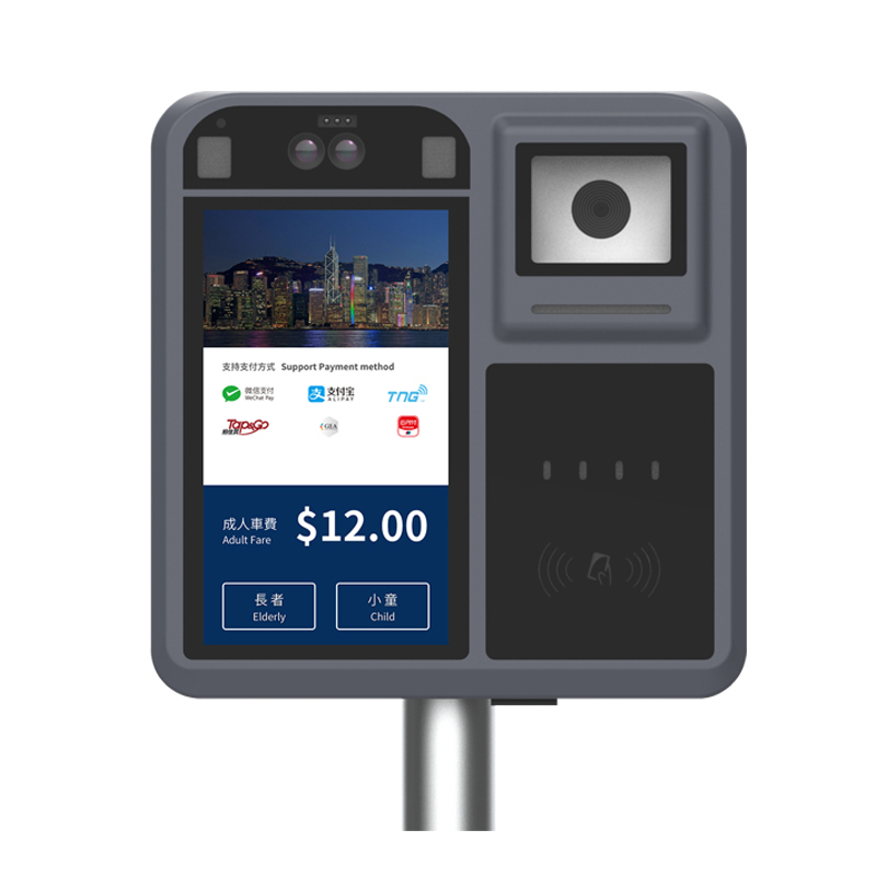 HCCTG UnionPay Android 9.0 Mifare NFC BUS Ticket Validators Machine with 2D Barcode Scanning P18-Q