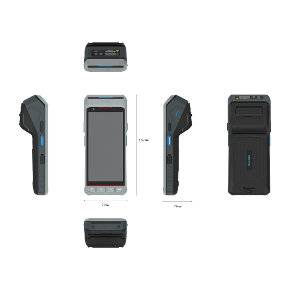 Android 10 Handheld Bus Ticket Terminal Portable NFC Smart Card Payment Machine with 58mm Printer P10