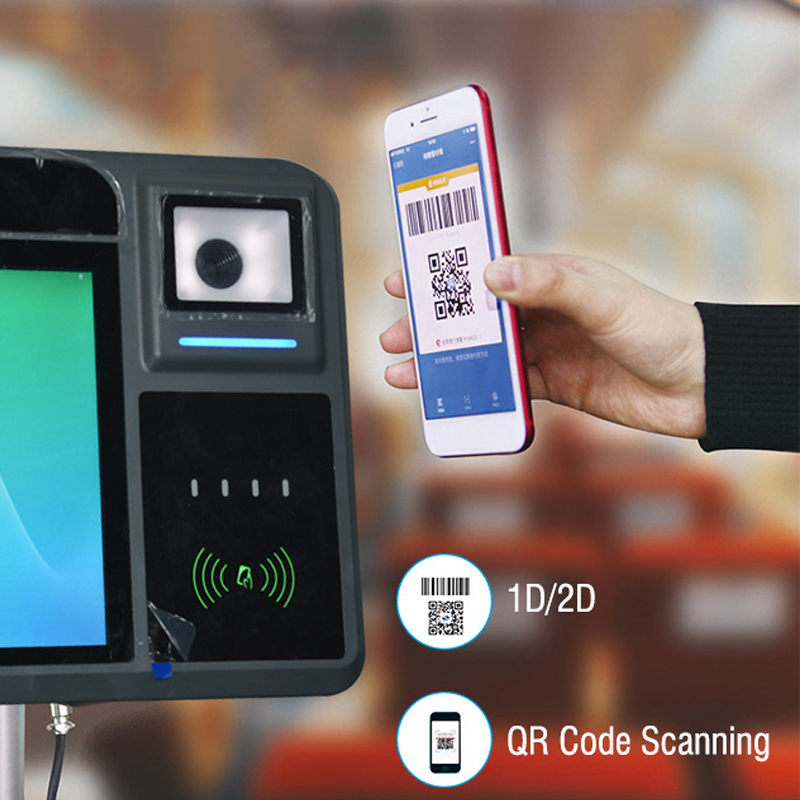 HCCTG UnionPay Android 9.0 Mifare NFC BUS Ticket Validators Machine with 2D Barcode Scanning P18-Q