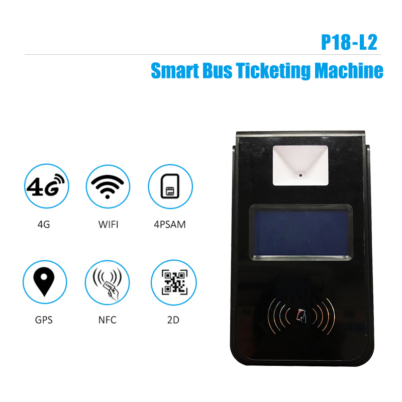 HCCTG Linux 4.9 System GPS Unionpay EMV 4.3 Inch Smart Bus Validator P18-L2