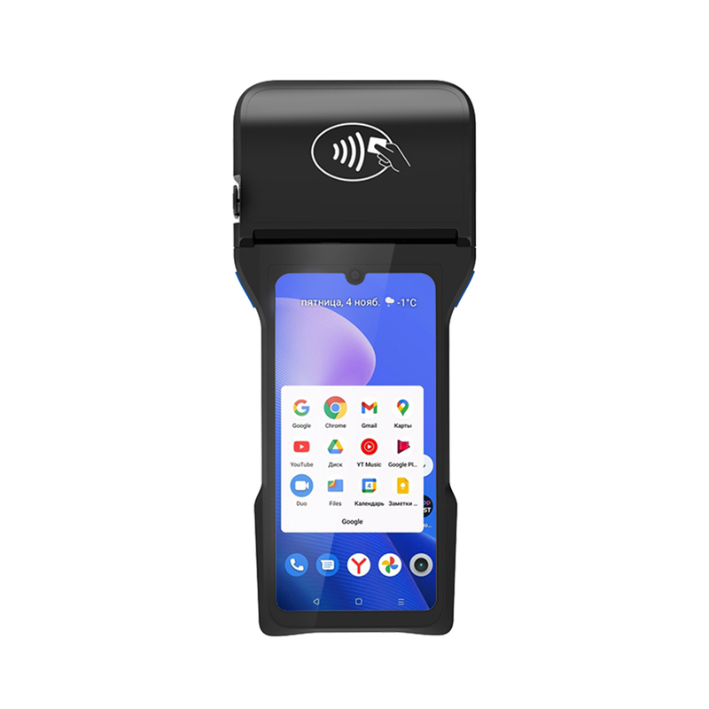 4G Android 12 Touch Screen 6.26 Inch Portable Pos Device with Printer Z93