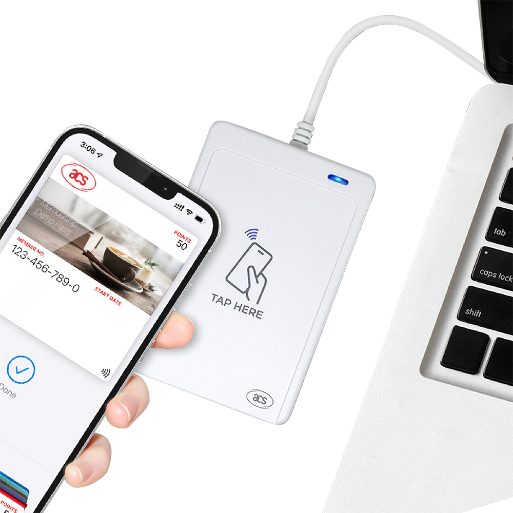 VAS WalletMate Mobile Wallet NFC Reader ACR1552U-MW for Android iOS