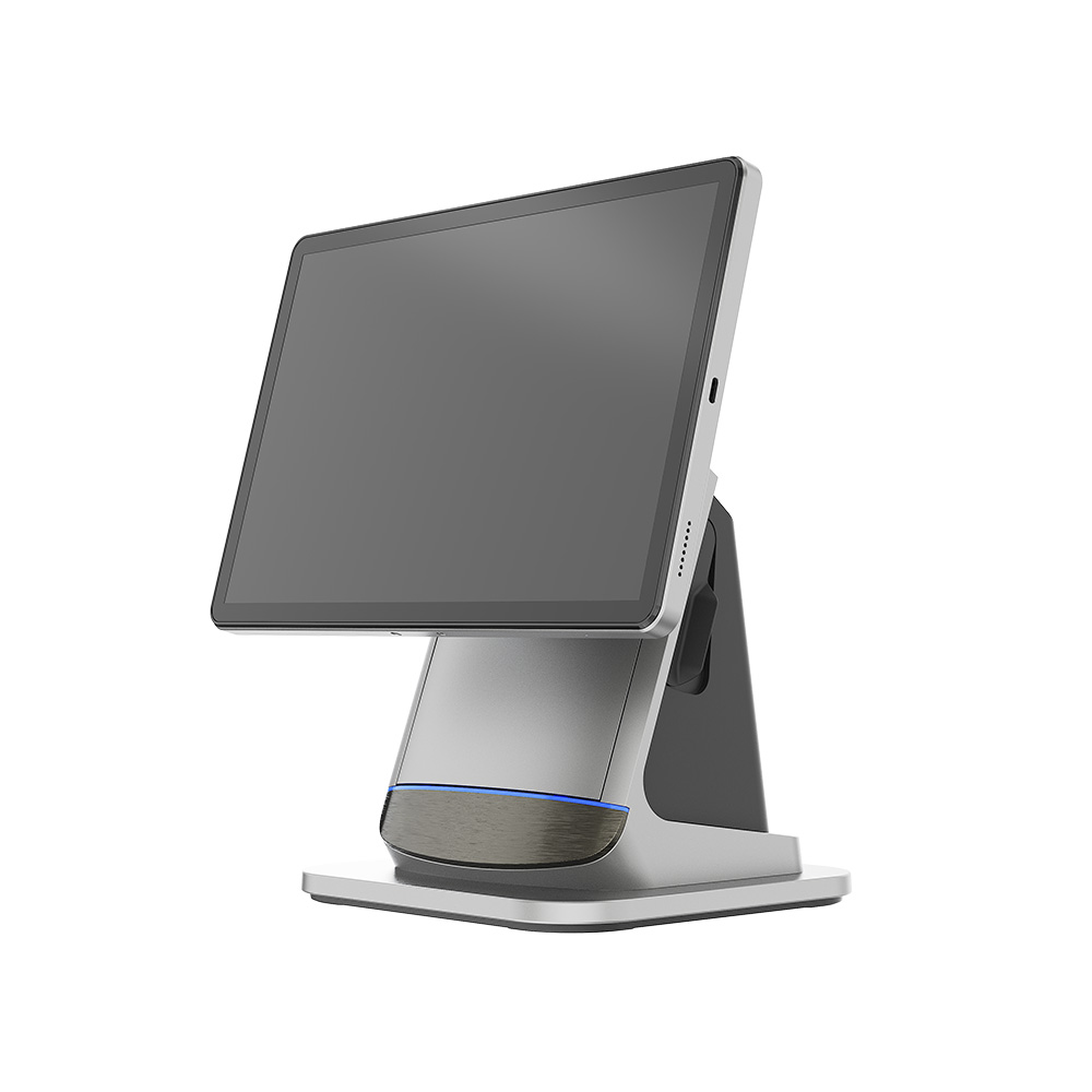 10.95 Inch Android 14 POS Terminal Tablet with Desktop/80mm Printer Base NFC GPS HX-100A