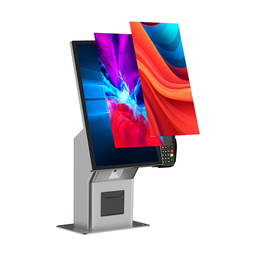 21.5 Inch Touch LCD Ordering Self Checkout Kiosk Machine for Shopping Mall HSK-KA21(HSK-KW21)