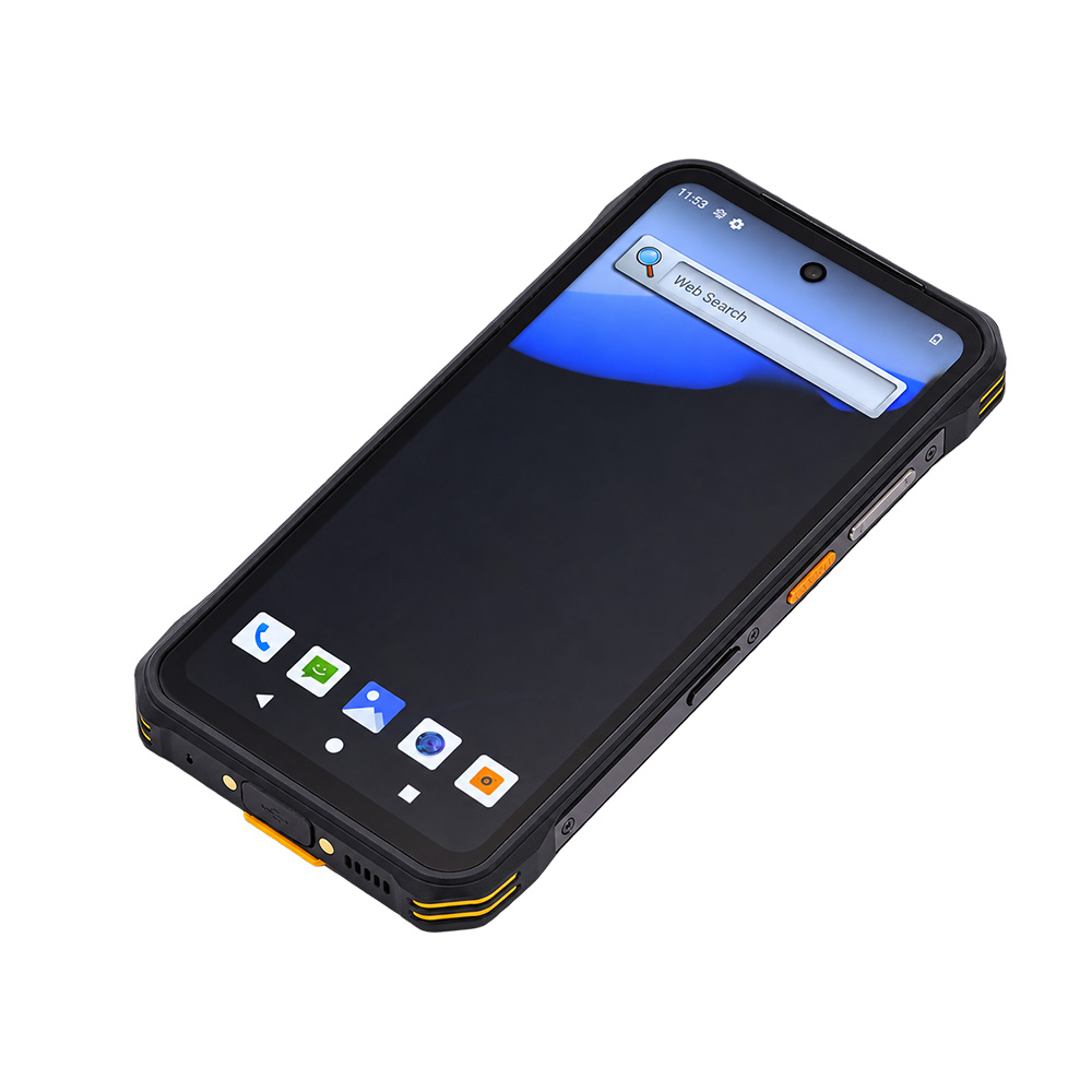 H68T Android 14 Rugged Handheld PDA with 6.56 Inch Display IP68 Protection 4G NFC and Optional Barcode Scanner