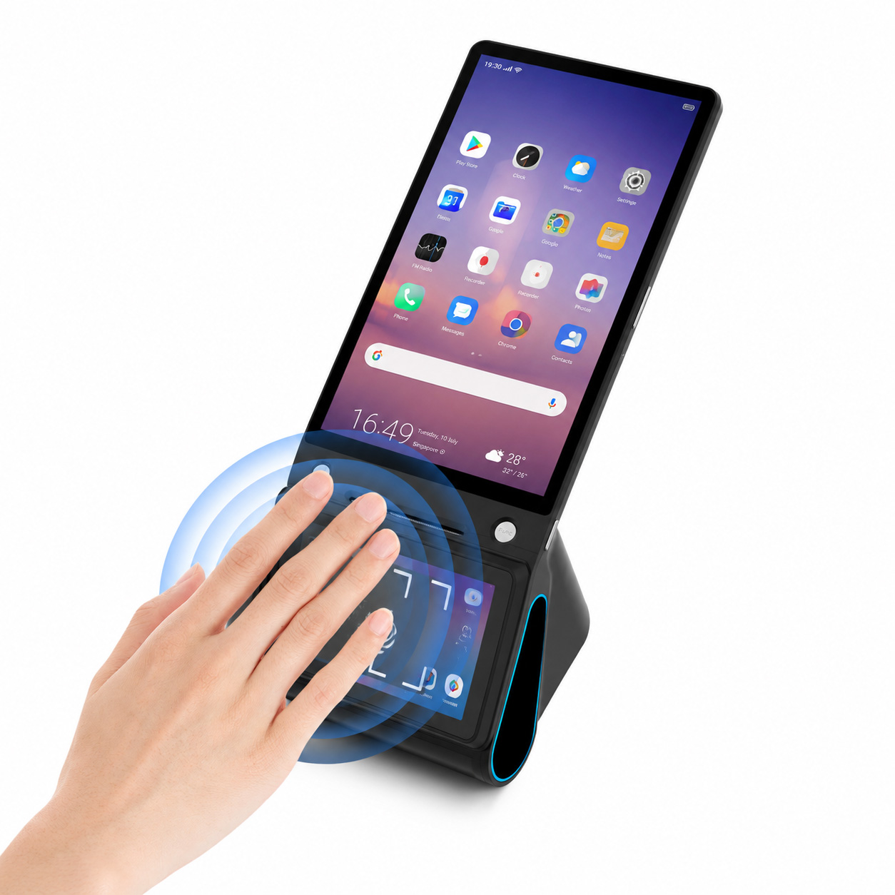 Android 14 High-Security Palm Vein Recognition Handheld POS Terminal with 4G WiFi BT5.0 Thermal Printer Z150P