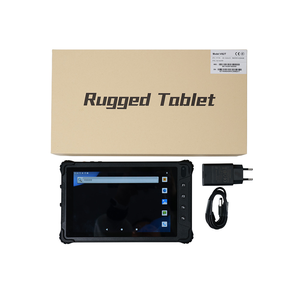 8-Inch Android 14 Rugged Vehicle-Mounted Tablet for Fleet Management with 4G LTE and GPS V82T